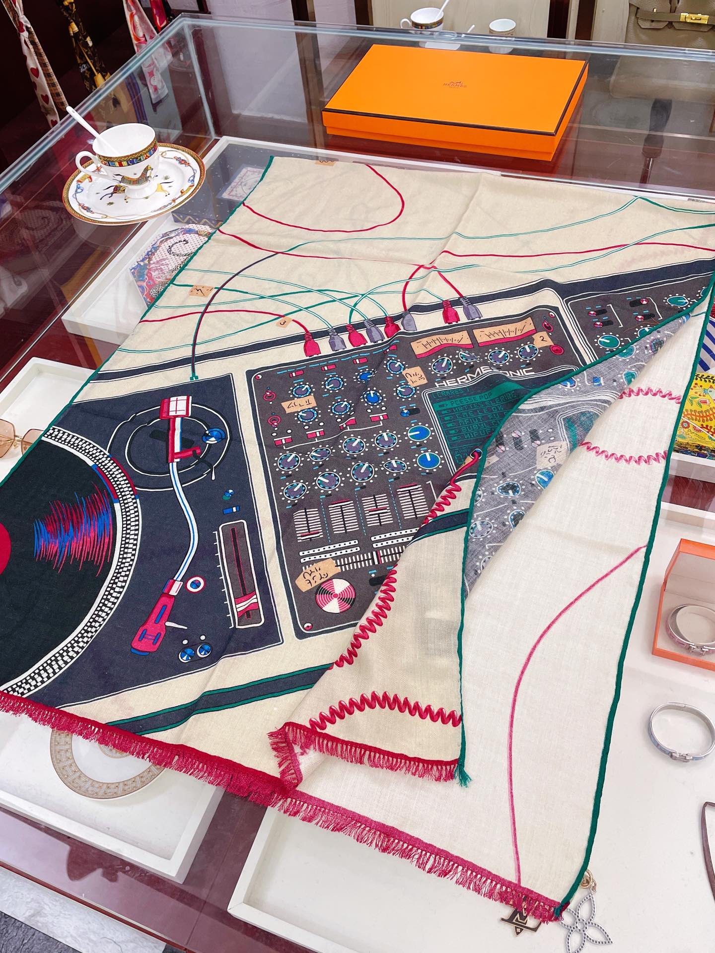 H**mes cashmere scarf-80*200cm