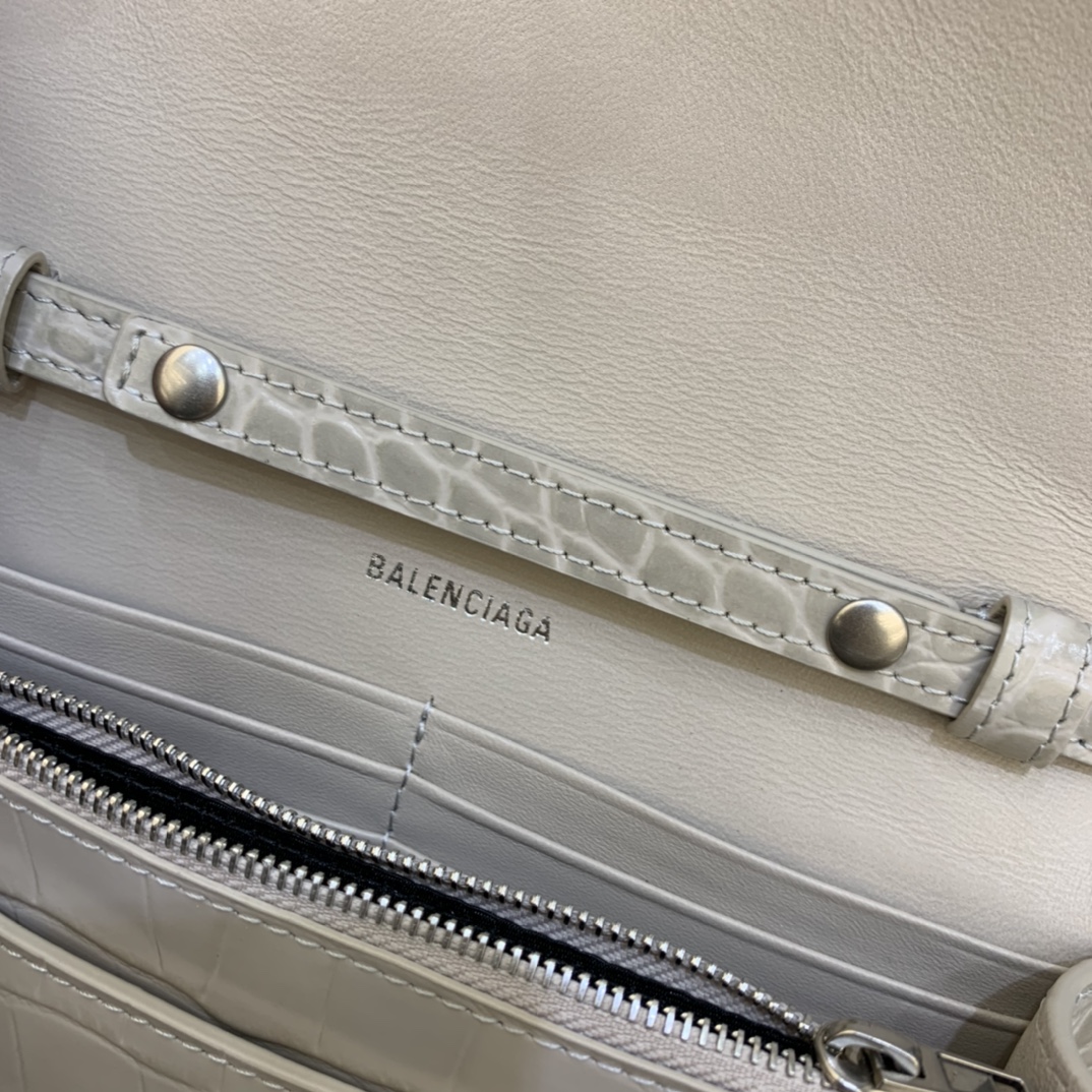 Ba*len*cia*ga hourglass wallet on chain-19*4*12cm