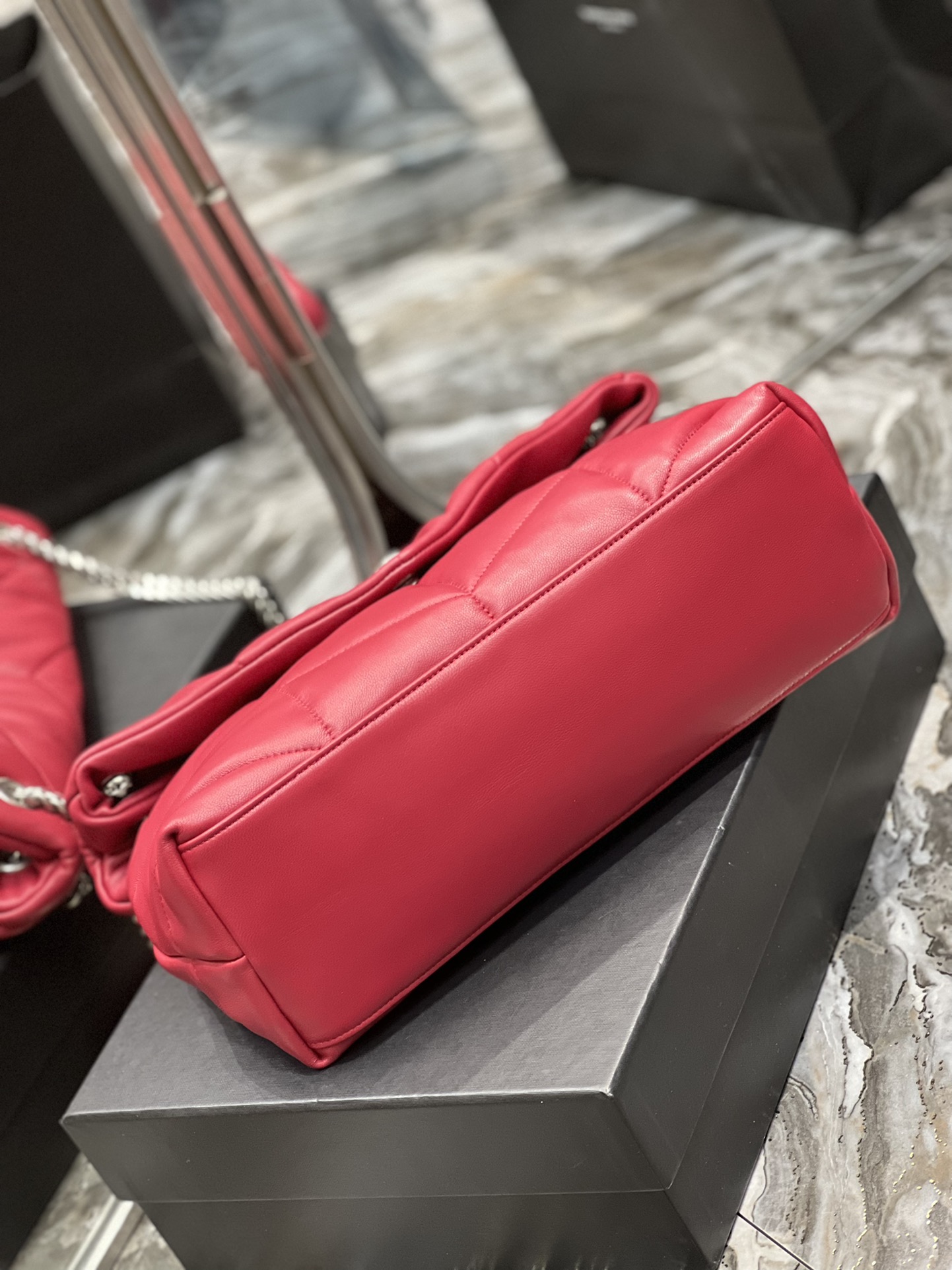 Y*L loulou puffer-lambskin leather