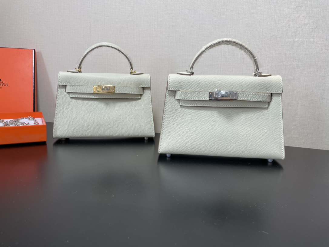 H**mes kelly-gold&silver hardware-19cm