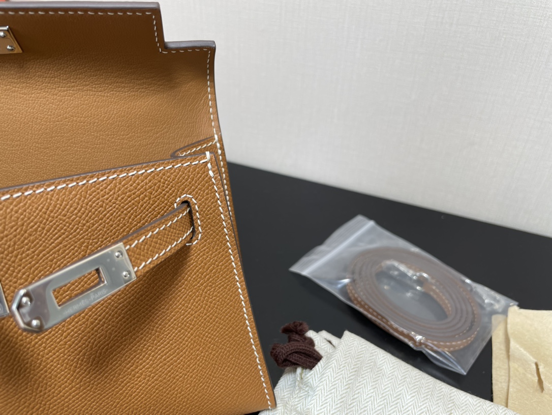 H**mes kelly-gold&silver hardware-19cm