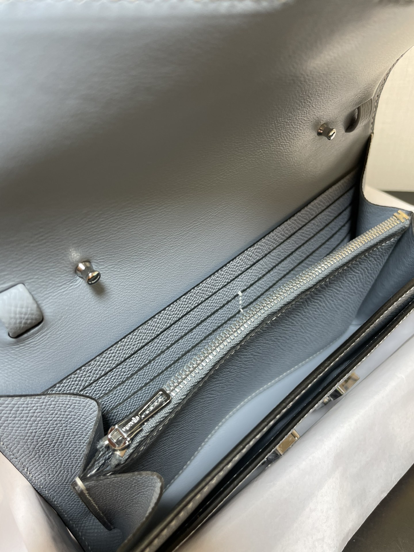 H**mes constance wallet on chain-epsom-20*13*2cm