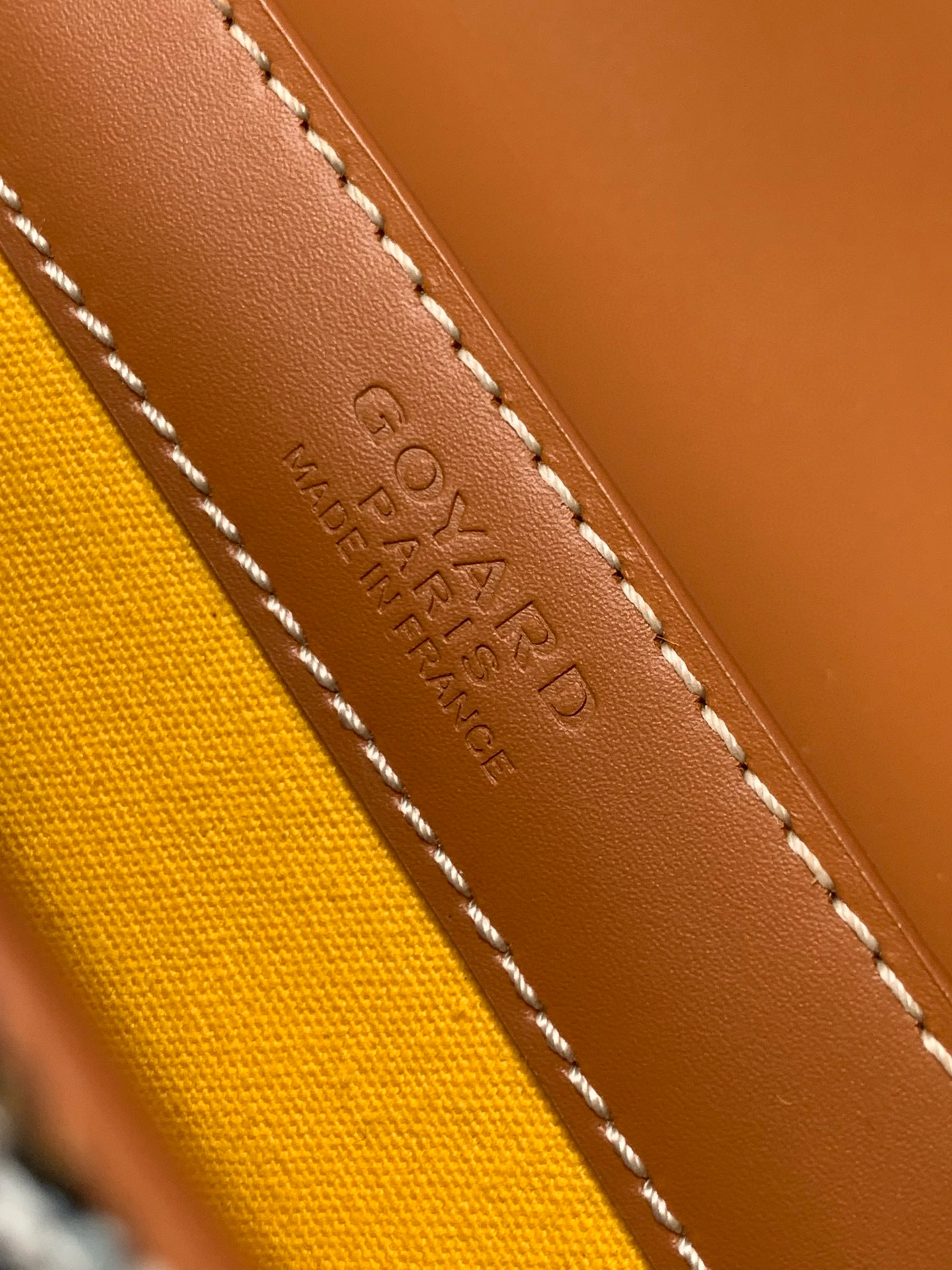 Go*ard coated canvas and leather saigon top handle bag-20*12*28cm