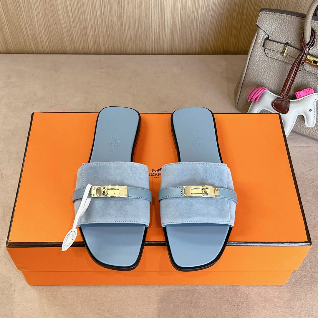 H**me5 Giulia Sandals Goat Suede