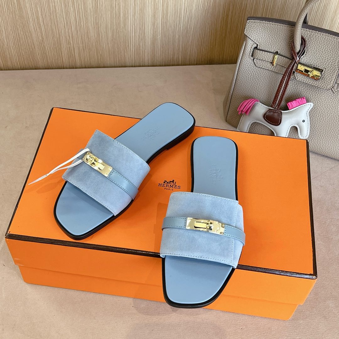 H**me5 Giulia Sandals Goat Suede