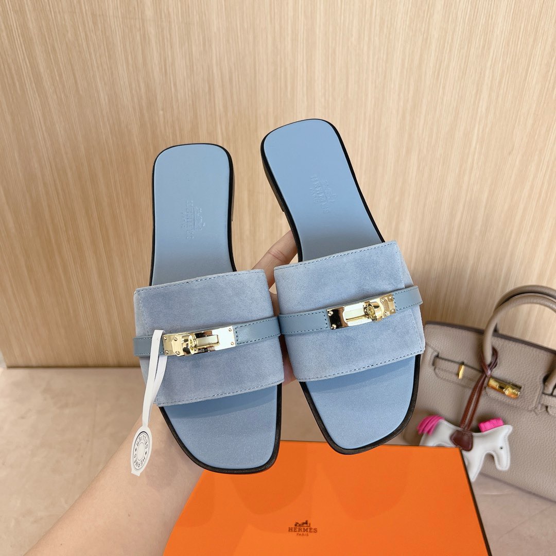 H**me5 Giulia Sandals Goat Suede