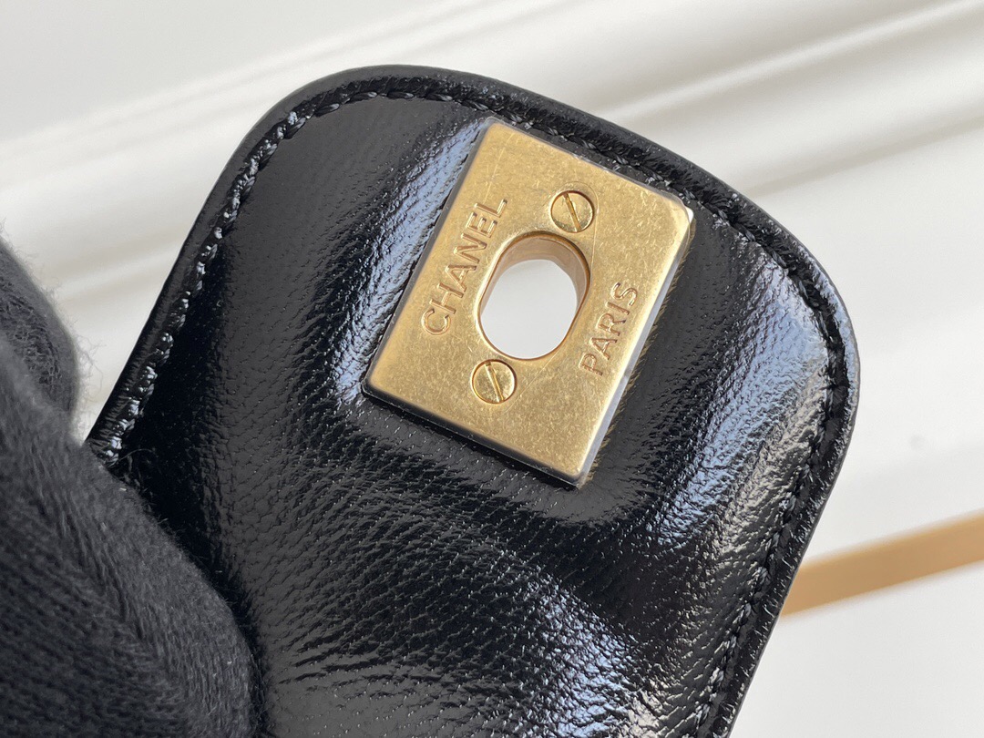 Ch@nel Bag With Top Handle-18*23.5*8CM