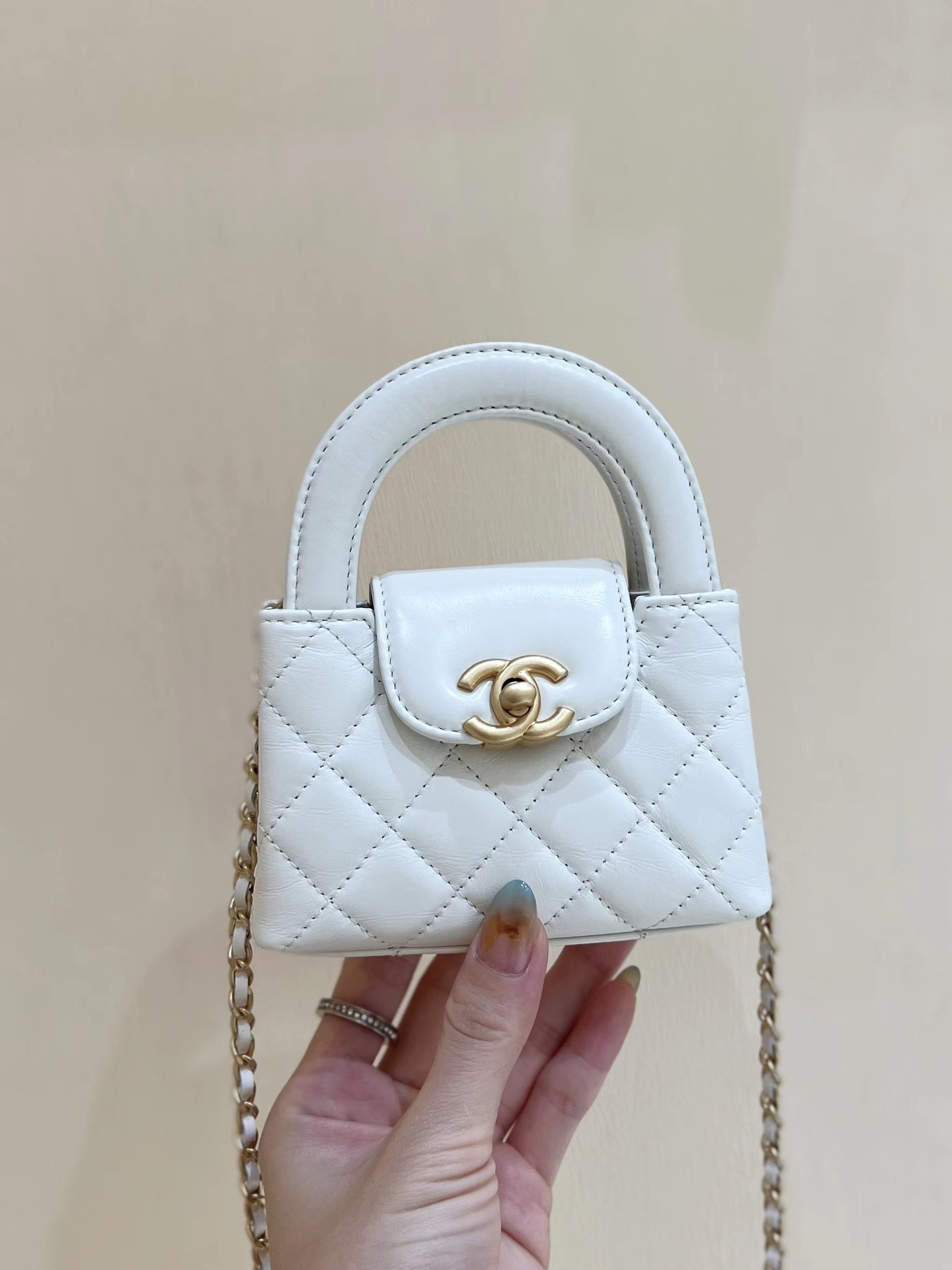 Ch@Nel Kelly Chain Bag-8.3*12.5*4CM