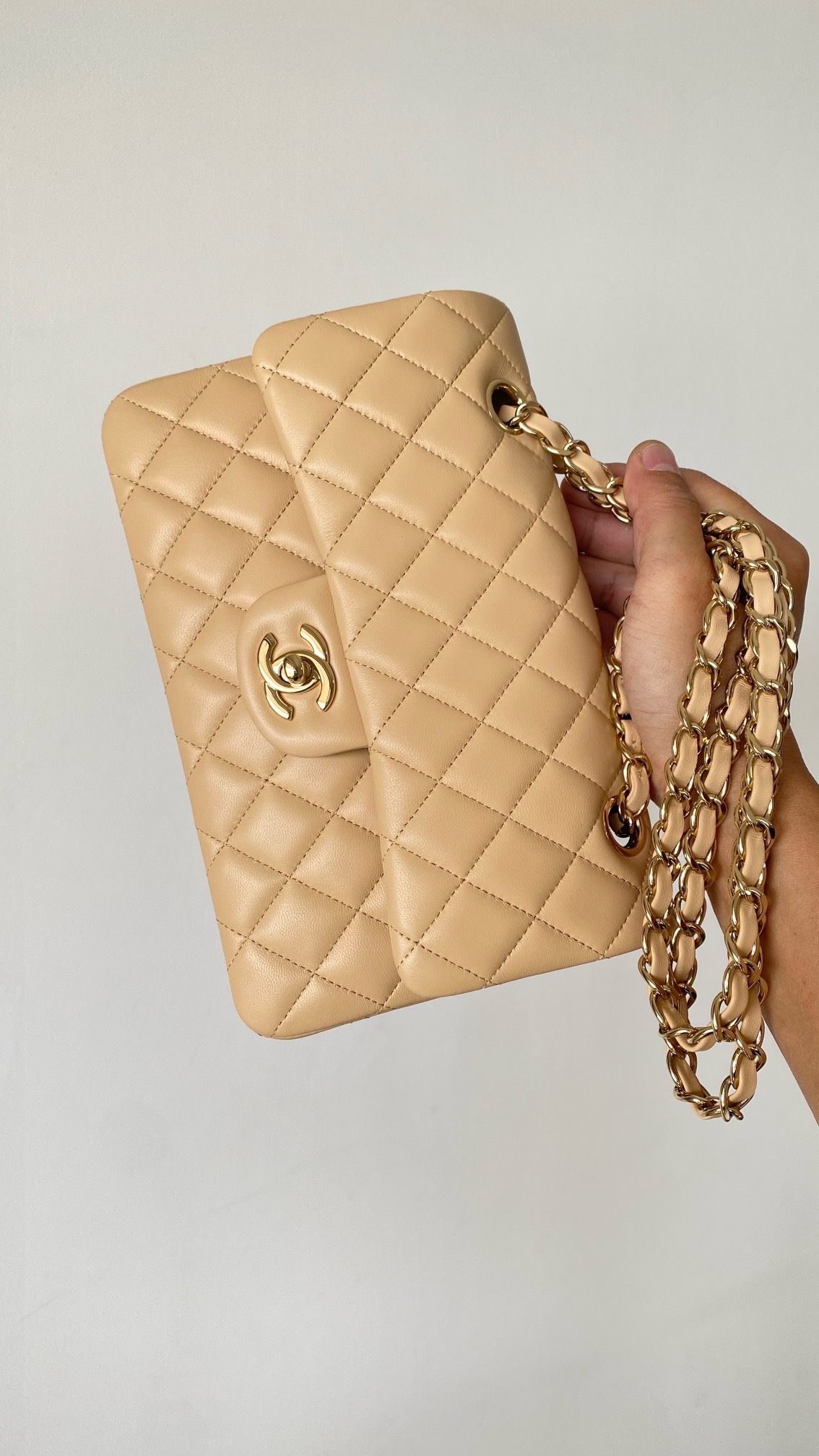 Ch@nel Flap Bag-Caviar-23CM