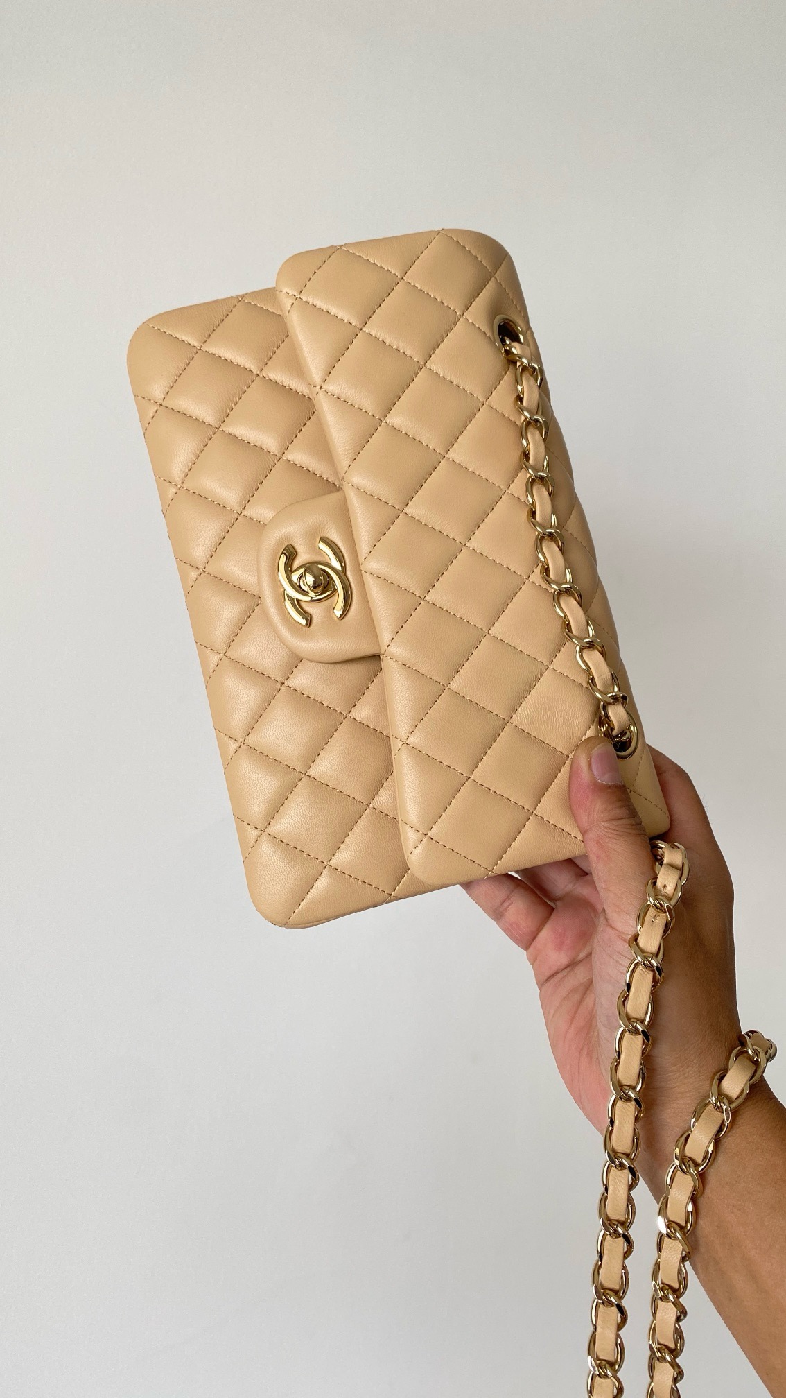 Ch@nel Flap Bag-Caviar-23CM