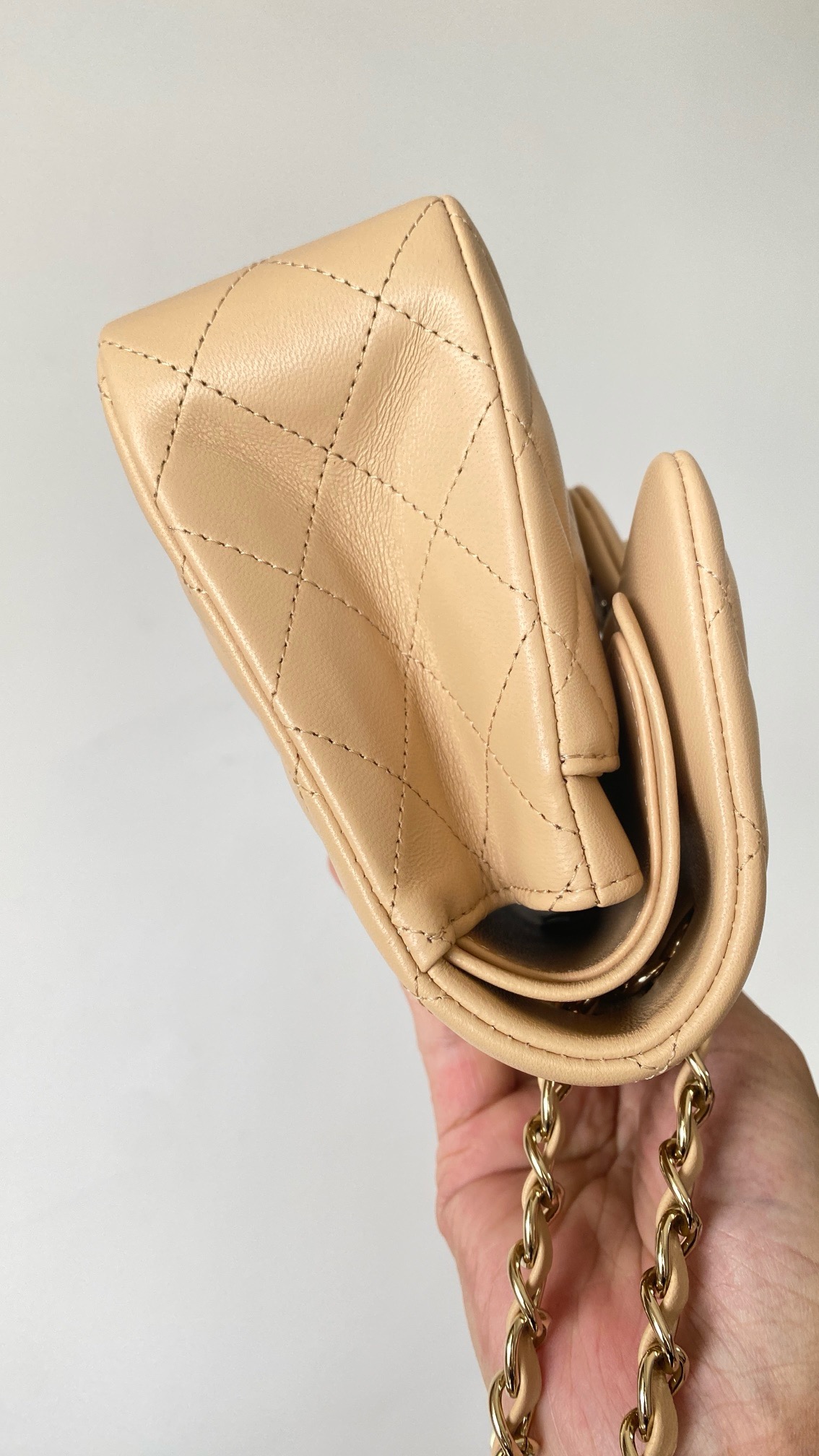 Ch@nel Flap Bag-Caviar-23CM