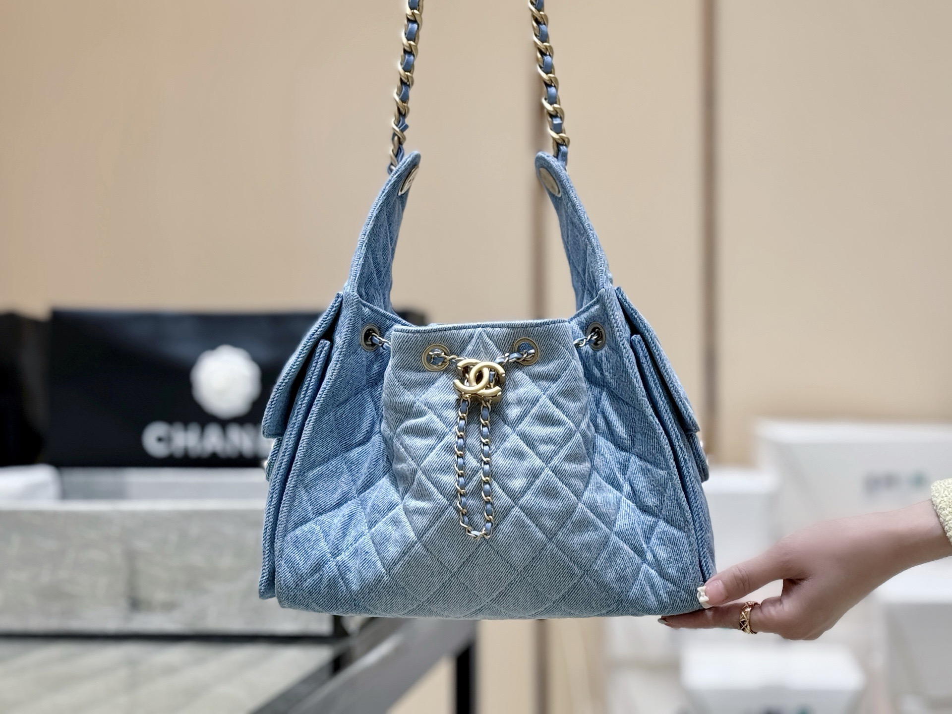 Ch@nel Bag--30*26*14CM