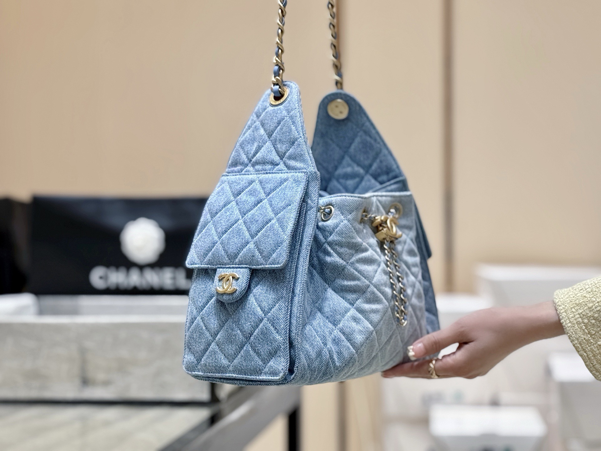 Ch@nel Bag--30*26*14CM