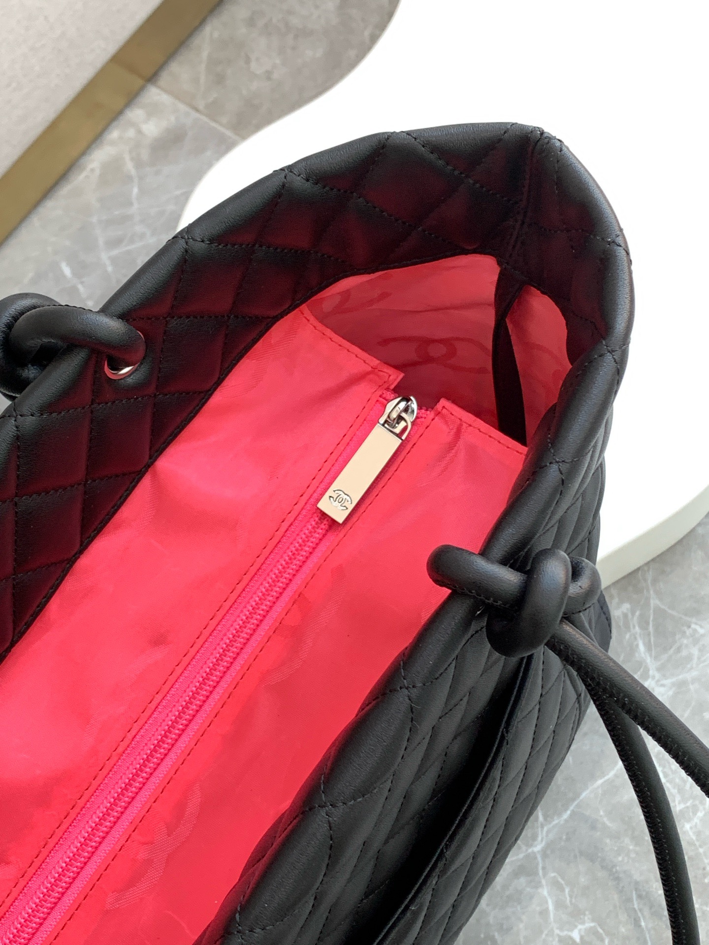 Ch@nel Cambon Line Coco Mark Large Tote Shoulder Bag -30*25*15CM