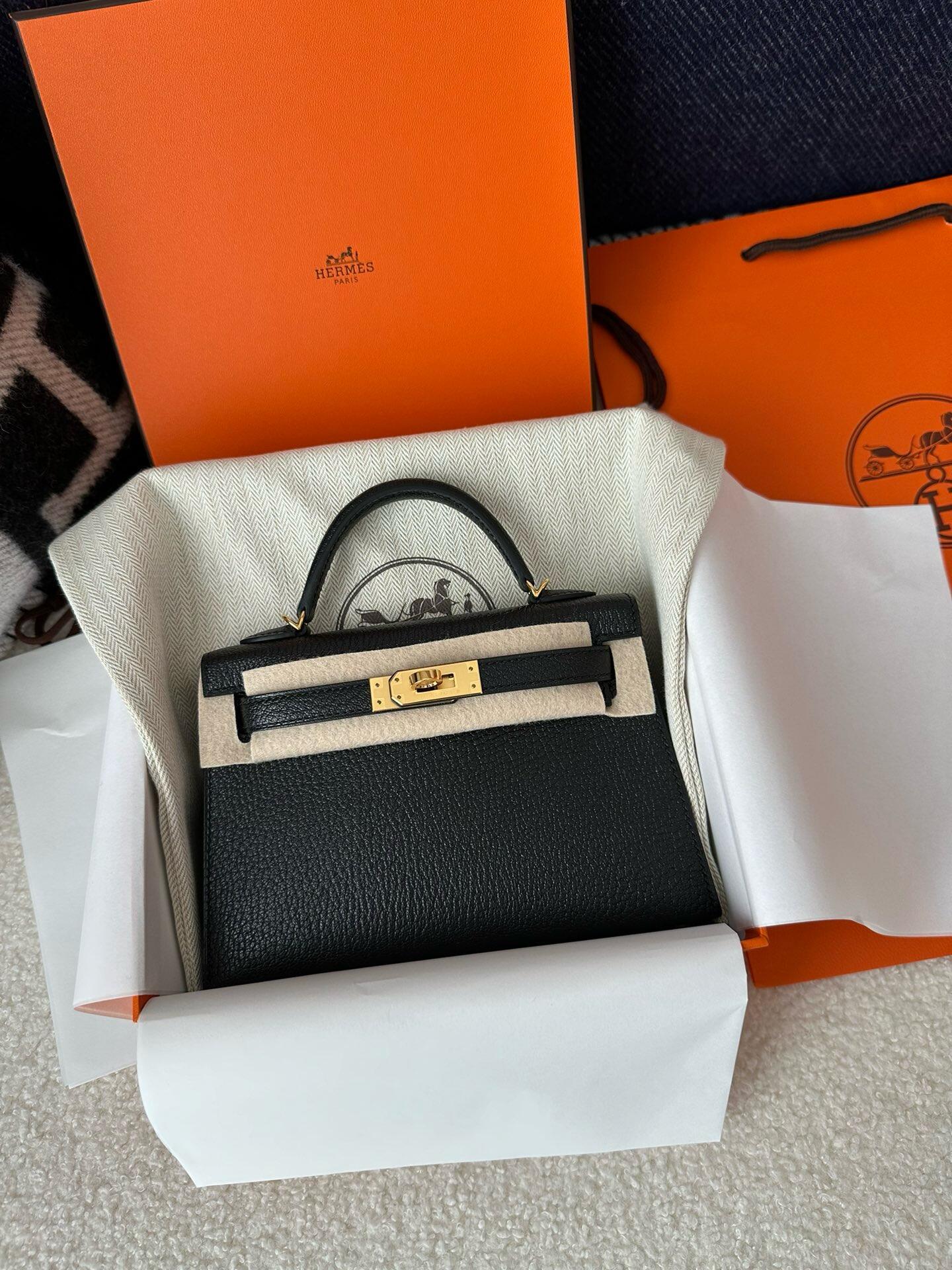 H**me5 mini kelly chèvre 19