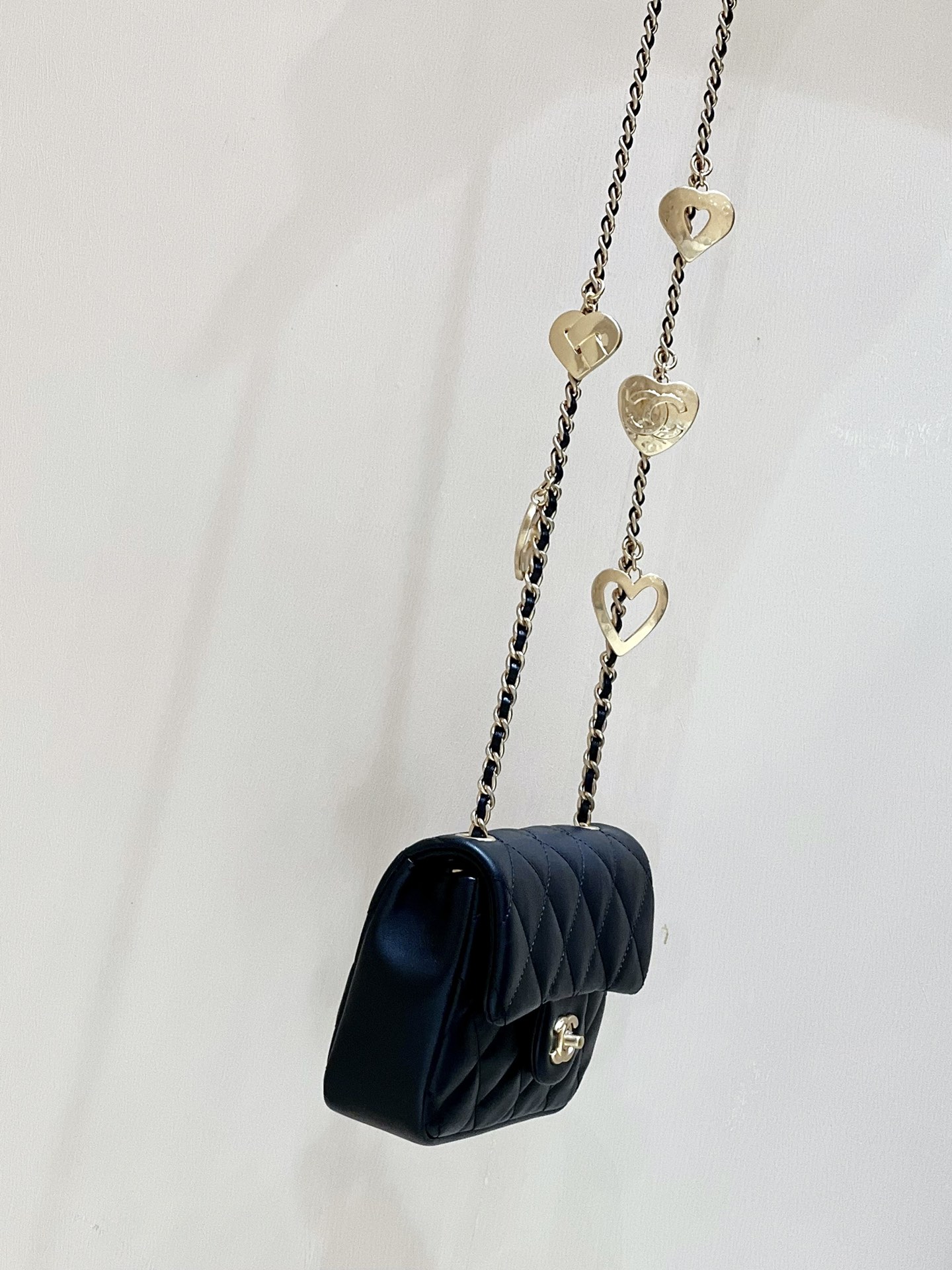 Ch@nel Flap Bag-12*19*7CM