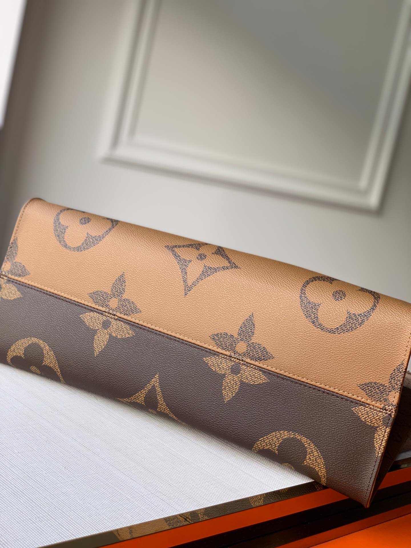 l0*is V*t0n onthego handbag-41*34*19cm(brown strap)