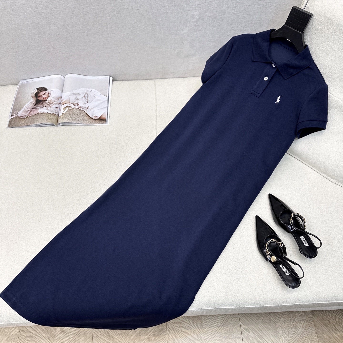 Polo Ralph Lauren Mixed Media Polo Sweater Dress