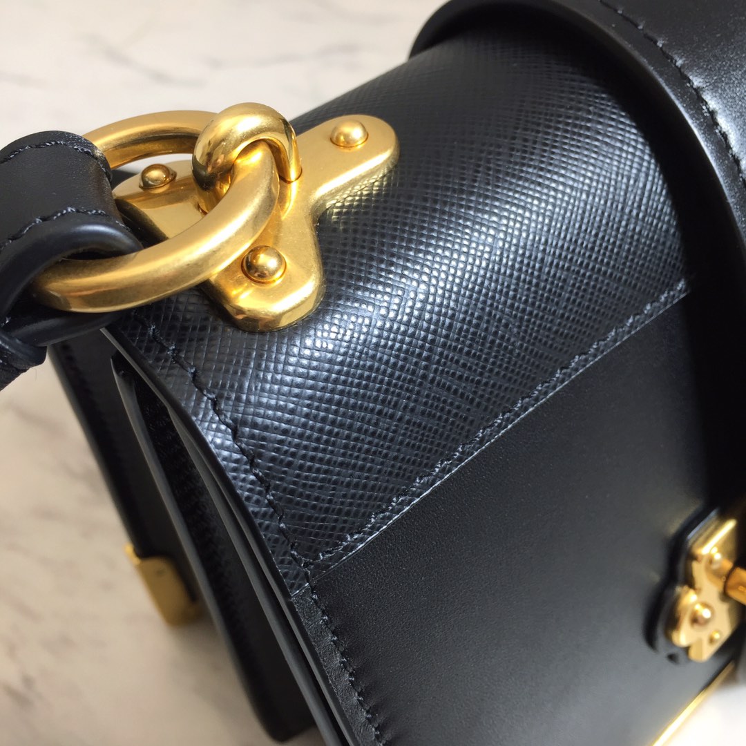 Pra*a 1bd045 leather cahier bag-1bh082-20x14x8.5cm