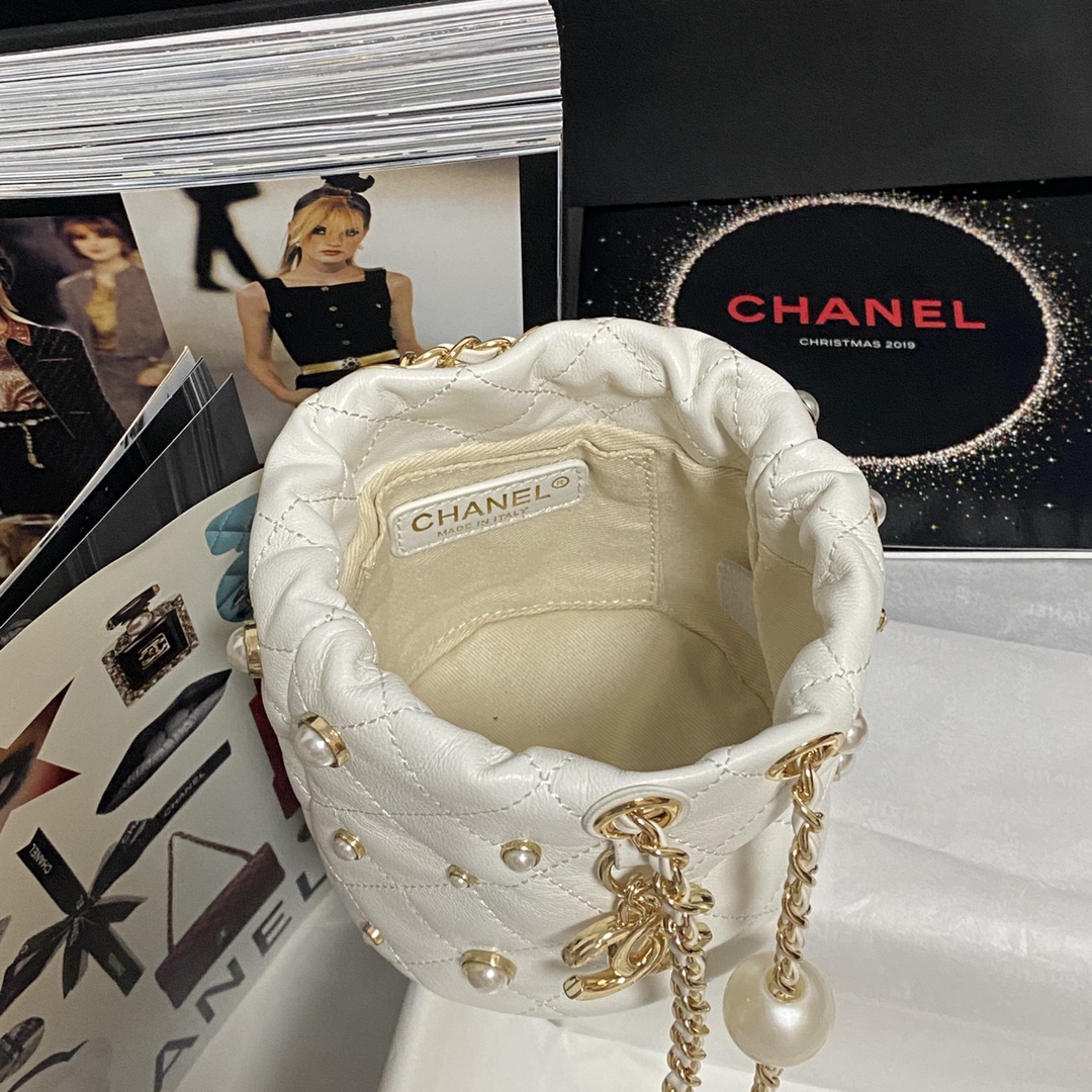 Ch@nel Cosmetic Bag-12×12×12CM