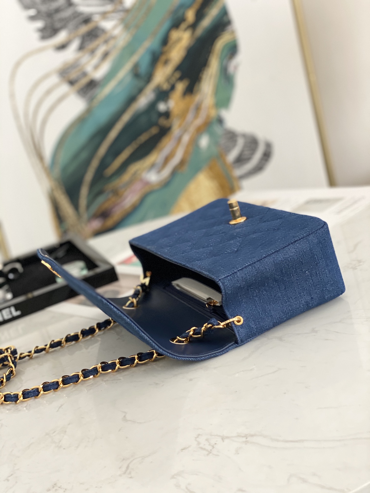 Ch@nel Flap Bag-22.5*14*7CM