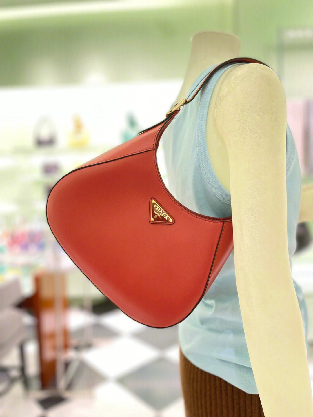 Pra*a cleo 1bc179 shoulder bag-27*19*5cm