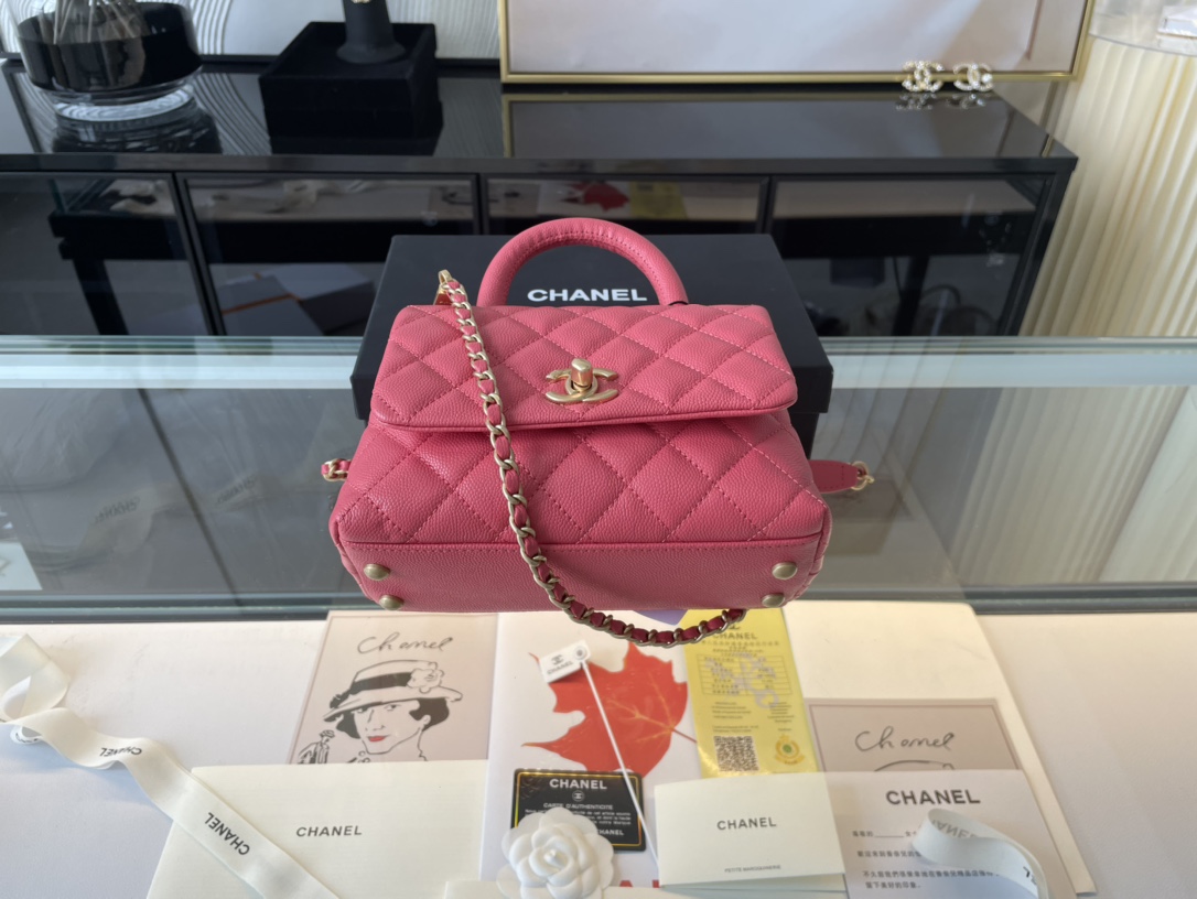 Ch@nel Coco Handlebag-13*19*9CM