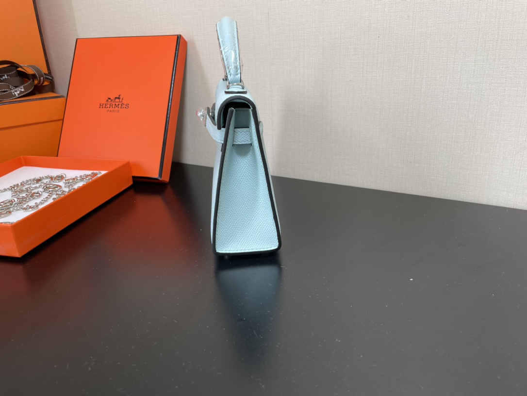 H**mes kelly-gold&silver hardware-19cm