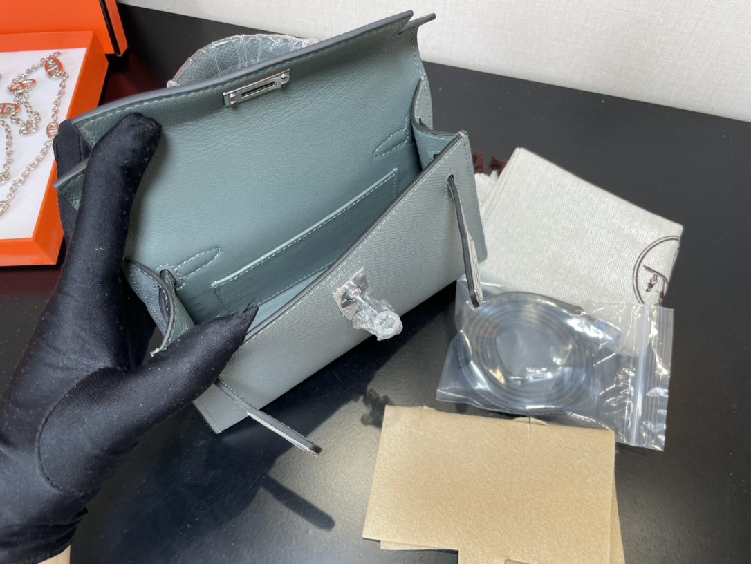 H**mes kelly-gold&silver hardware-19cm