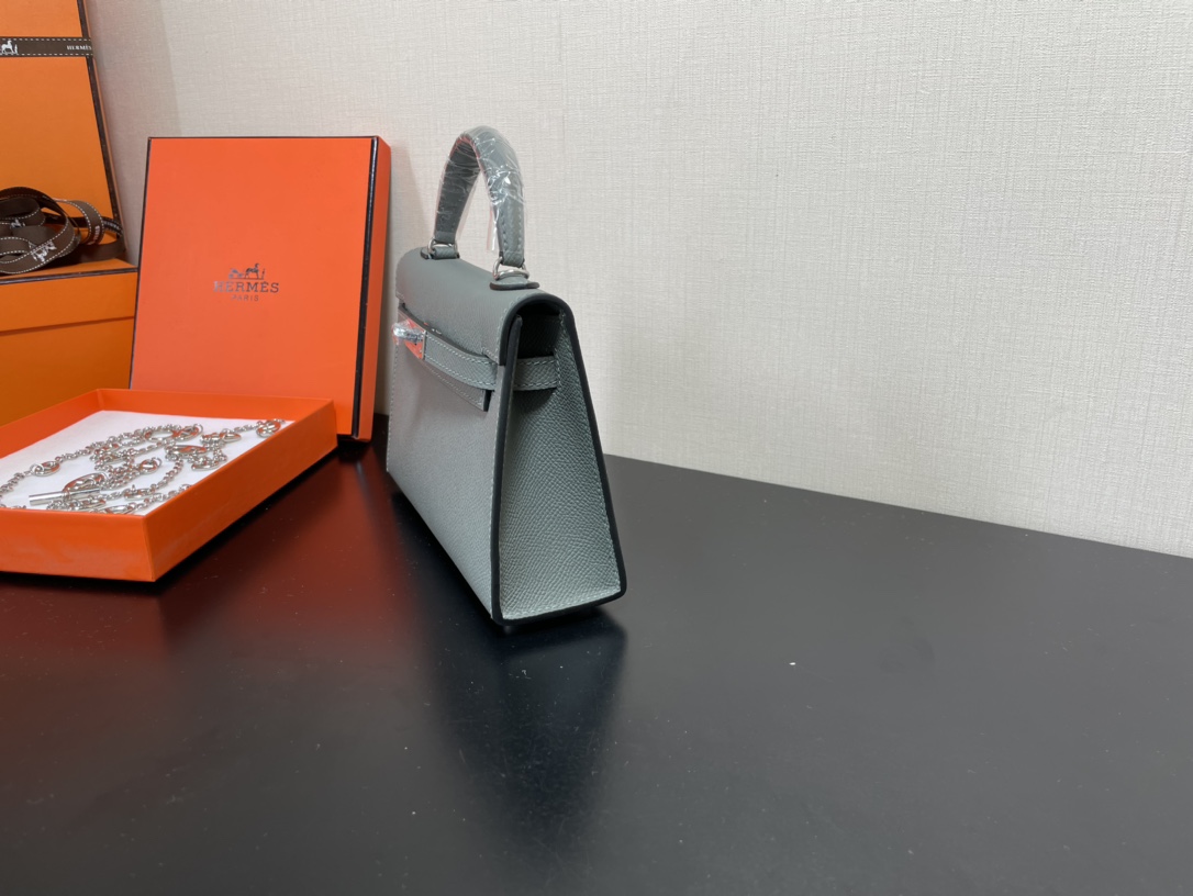 H**mes kelly-gold&silver hardware-19cm