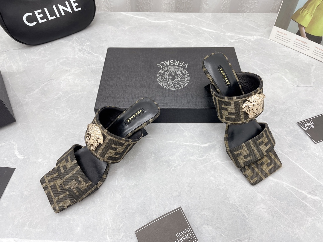 versace&F**di 2022ss sandals-6cm(eu35-41)