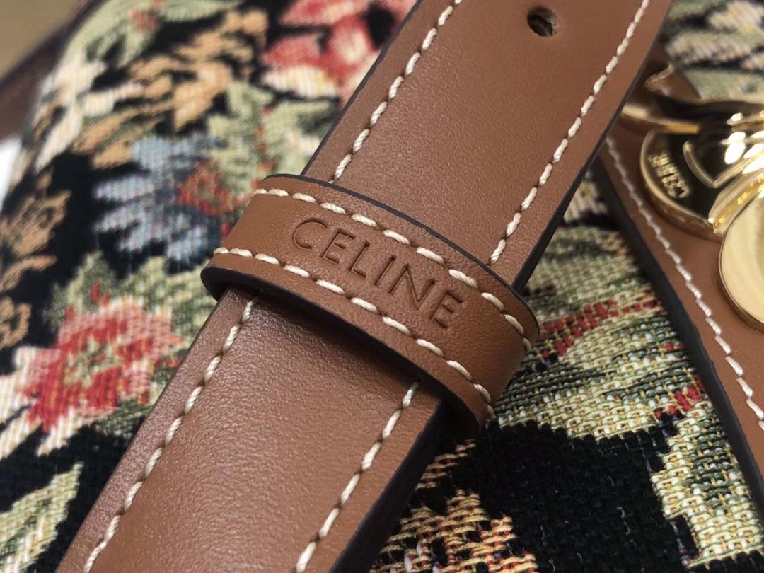 Celin Tambour Box Bag-22*16.5*7CM