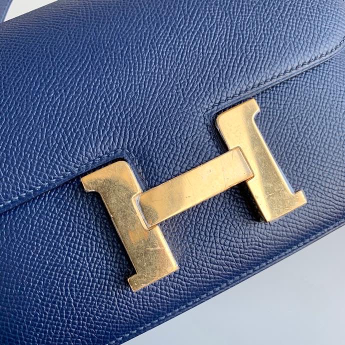 H**mes constance epsom leather-19cm