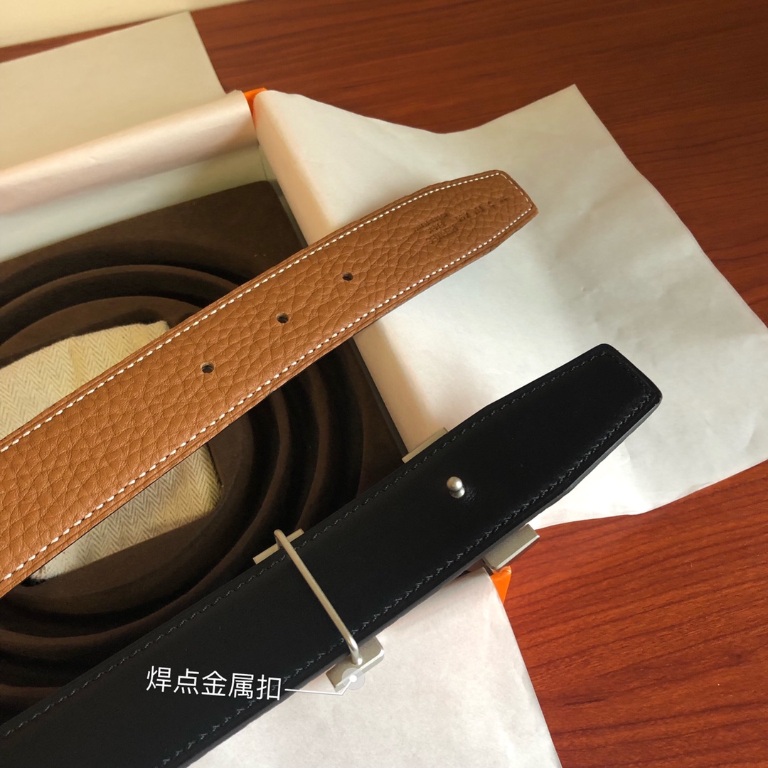H**mes belt-3.2cm