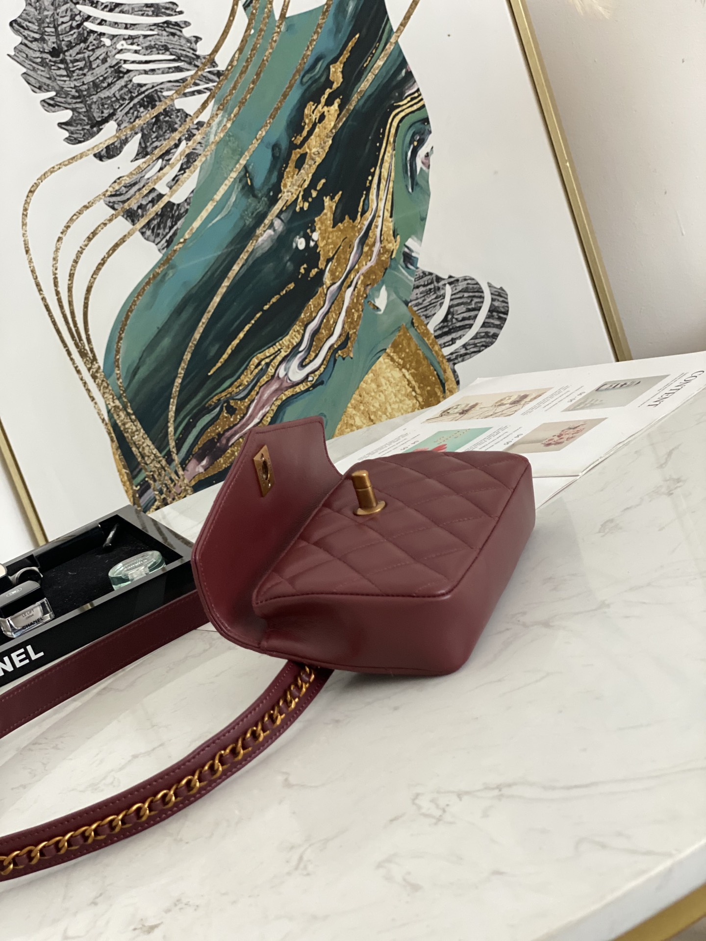 Ch@nel Waist Bag-18*3.5*12CM