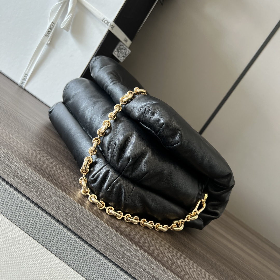 L0ew* puffer goya bag-23*13*6cm