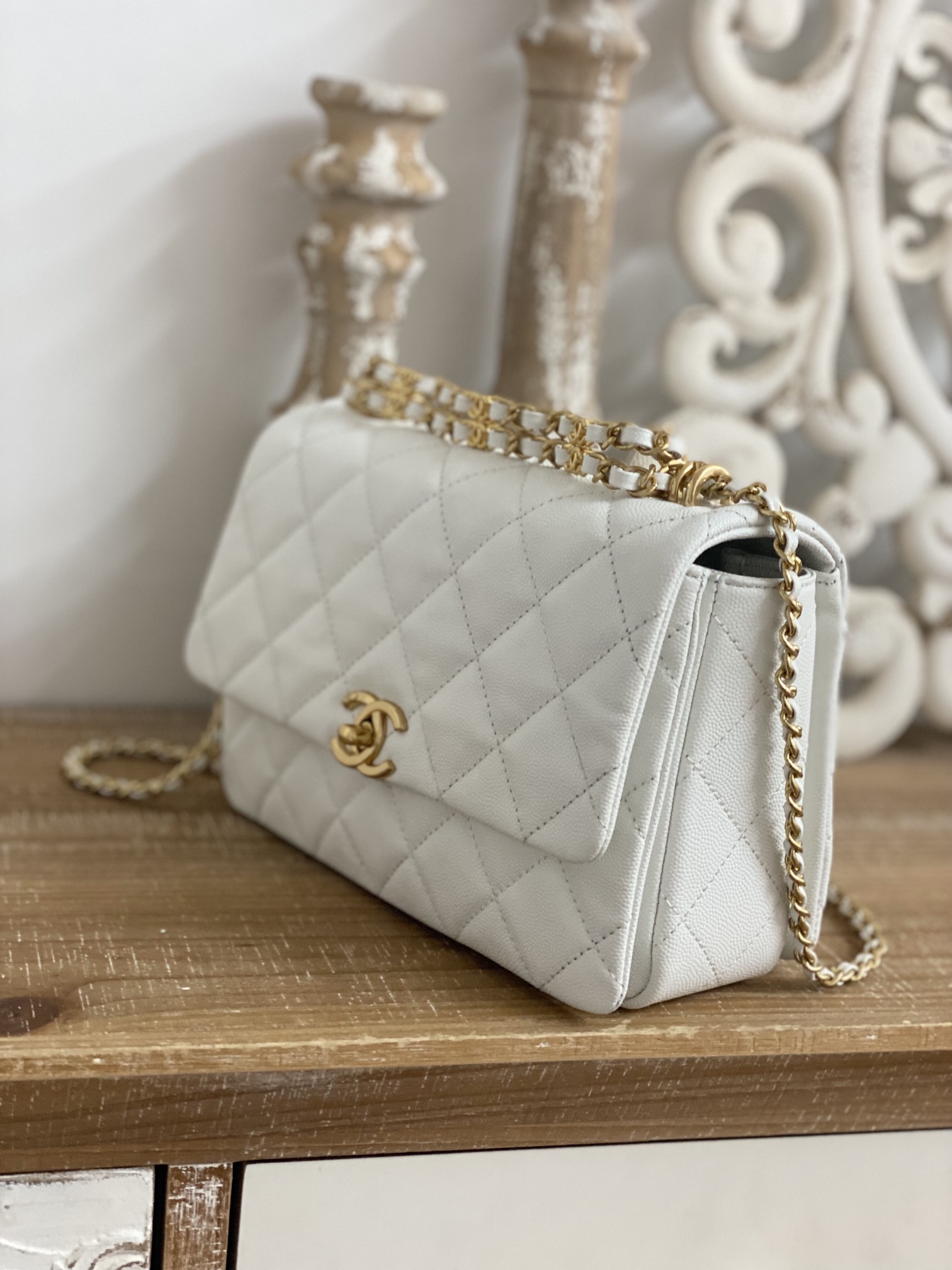 Ch@nel Flap Bag-16*23*11.5CM