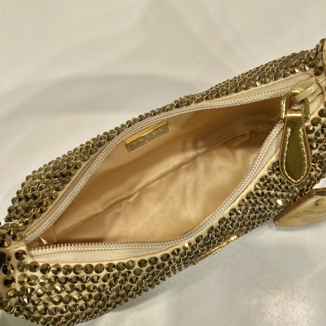 Pra*a nylon 1ne515 hobo bag-23*14*5cm