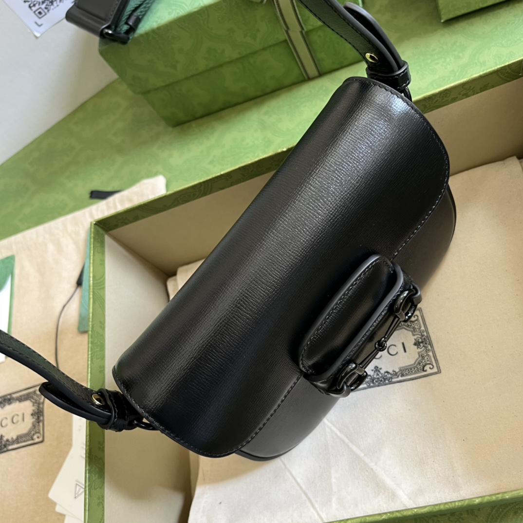 G*u*i 1955 horsebit shoulder bag-20.6*14.4*5.1cm