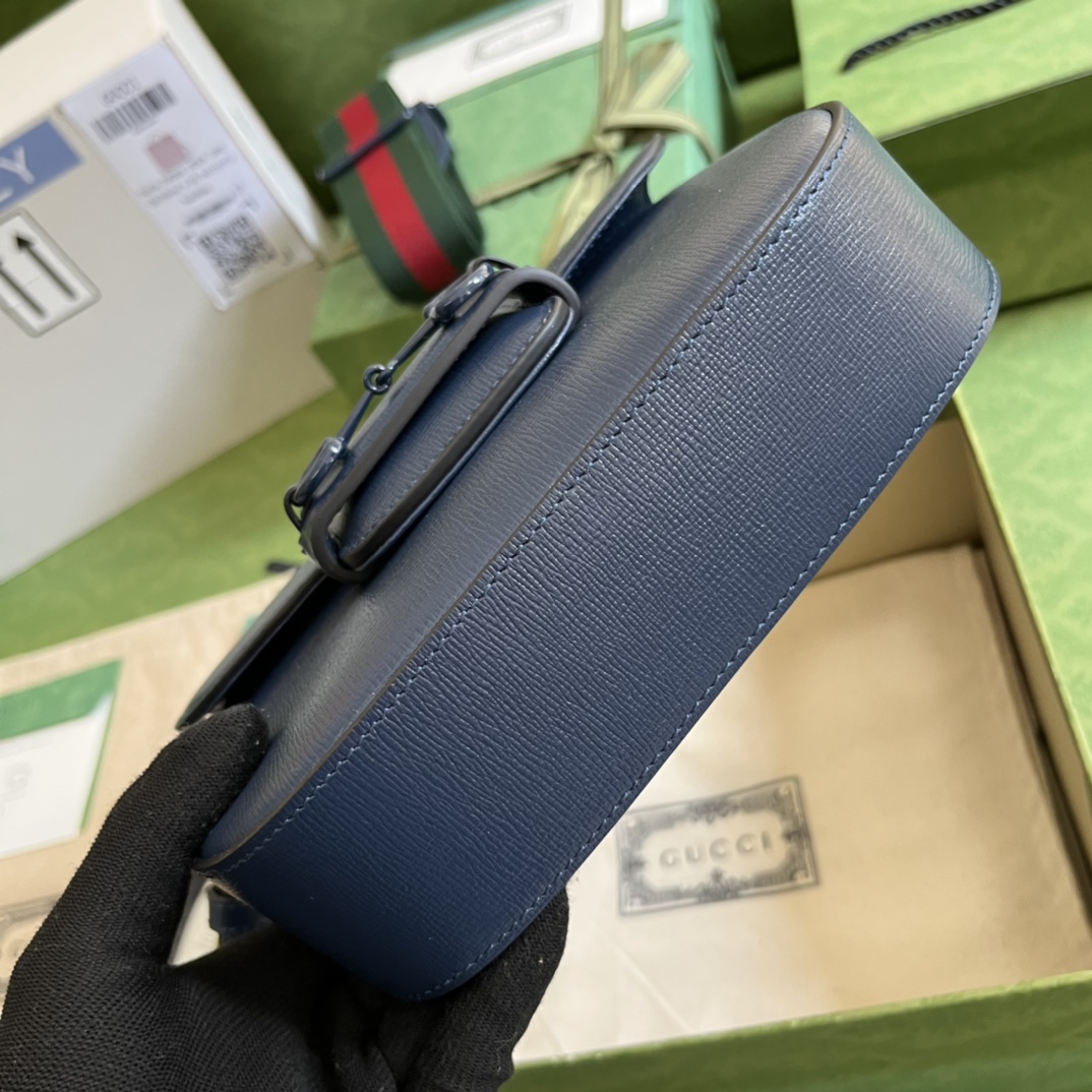 G*u*i 1955 horsebit shoulder bag-20.6*14.4*5.1cm