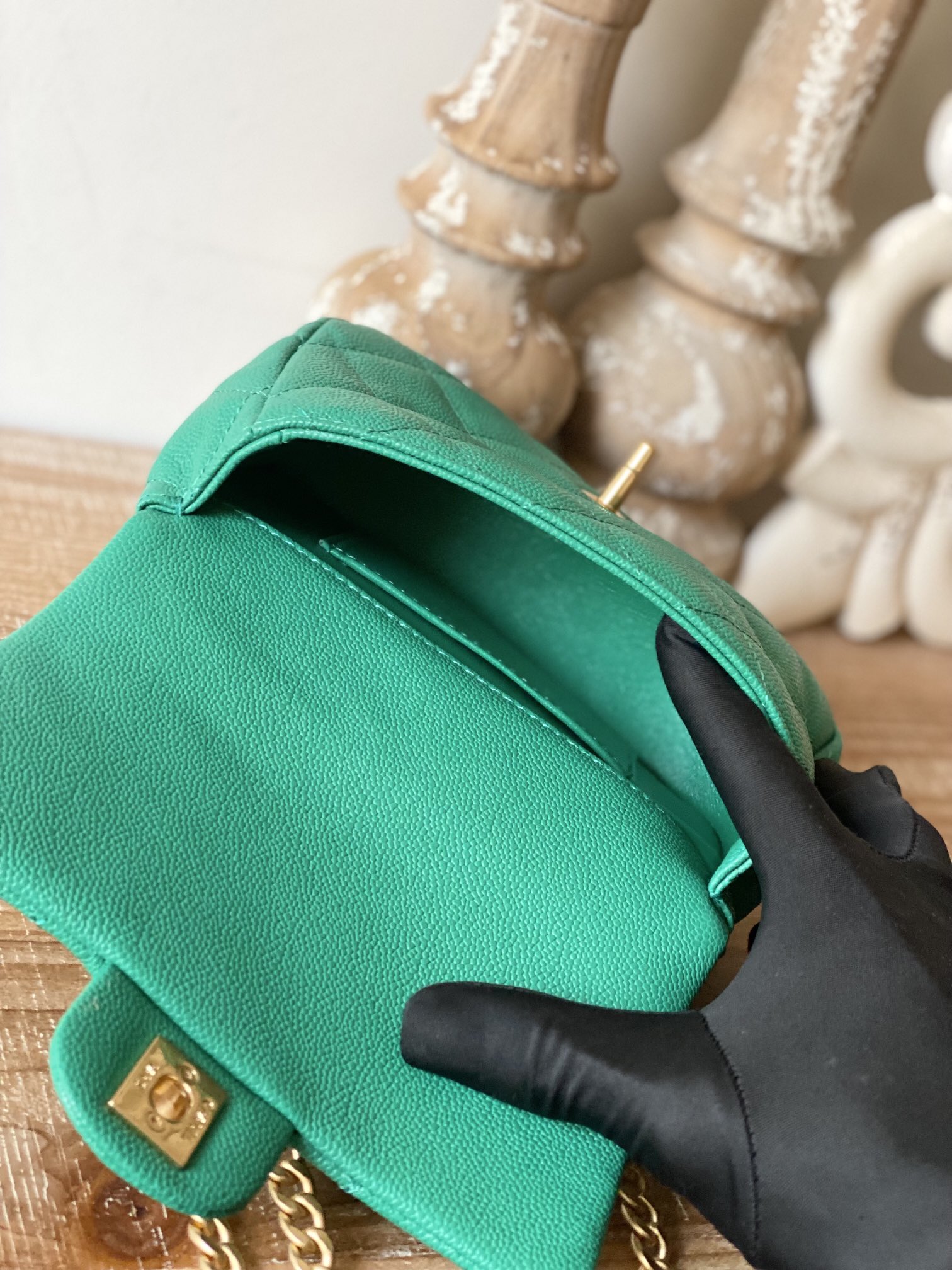 Ch@nel Flap Bag-12*19*8CM