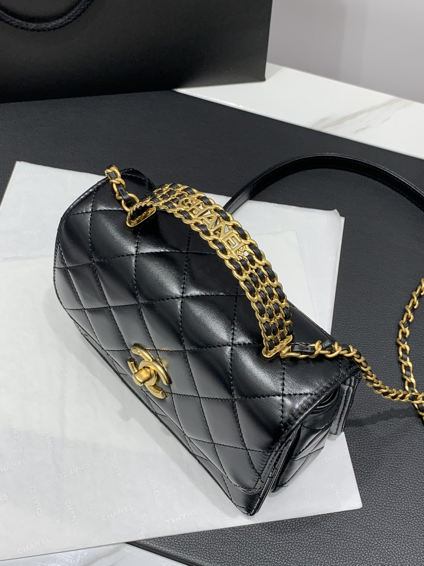 Ch@nel Flap Bag-20*14*7.5CM