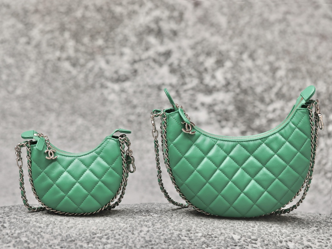 Ch@nel 23SS Moon Bag-16*10/22*14CM