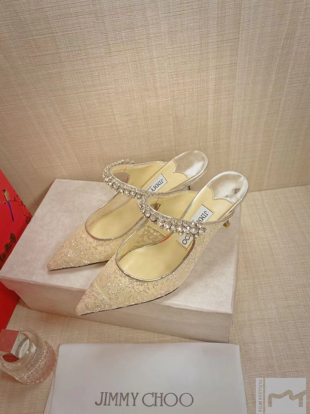 Ji*y Ch* heel-8.5/6.5cm