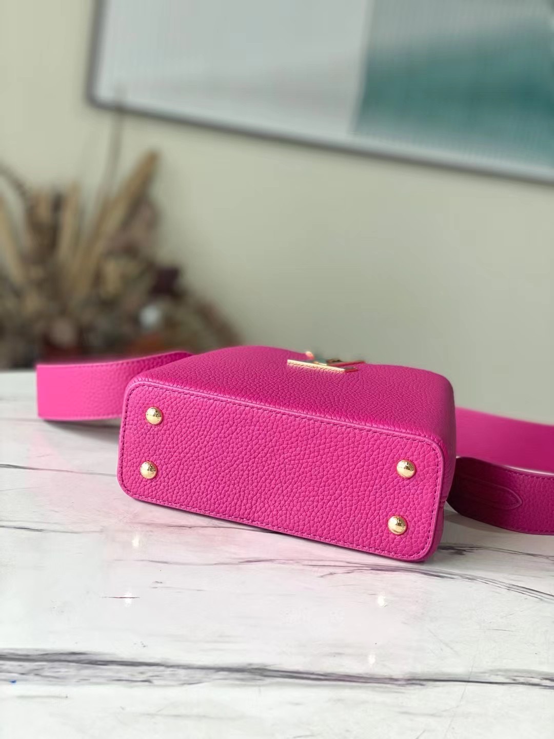 l0*is V*t0n mini capucines handlebag-21*14*8cm