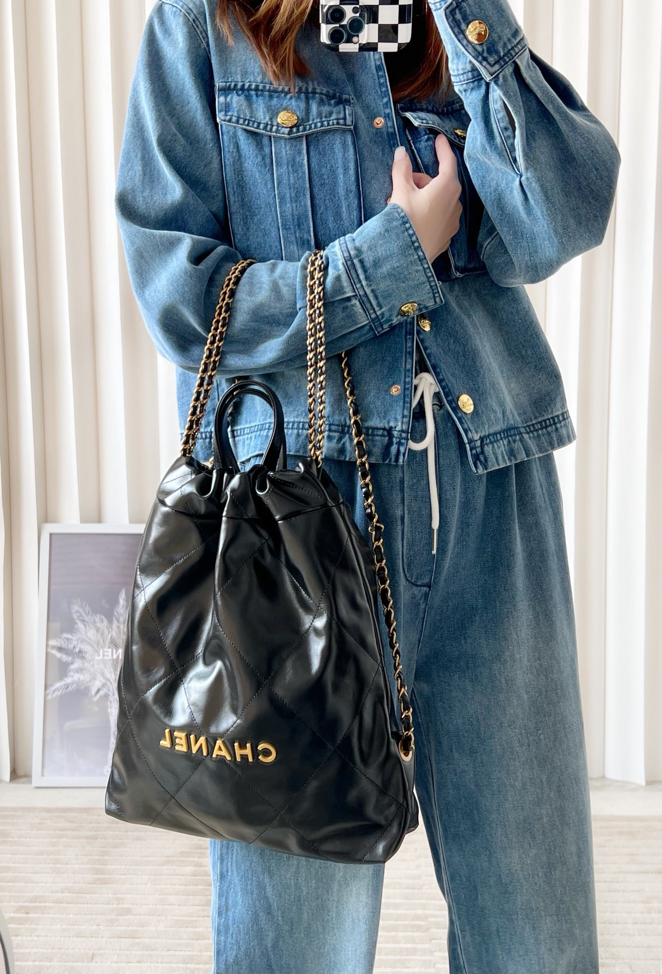 Ch@nel Backpack-29*34*10.5CM