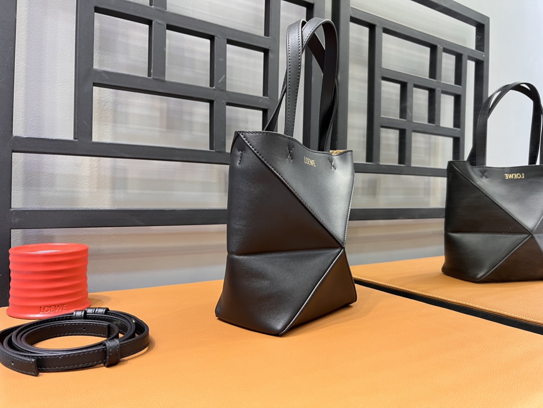 L0ew* puzzle tote-16.5/9.5/20cm