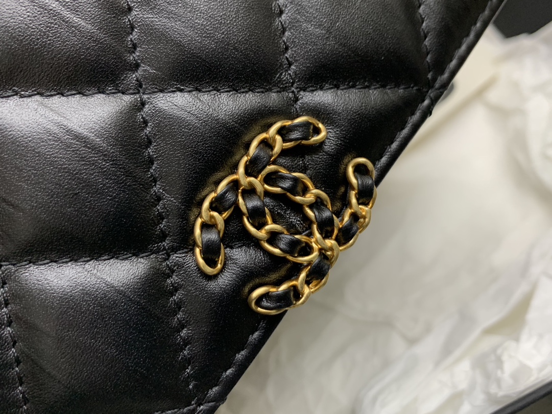 Ch@nel Vintage Accordion Bag-13*18*6CM