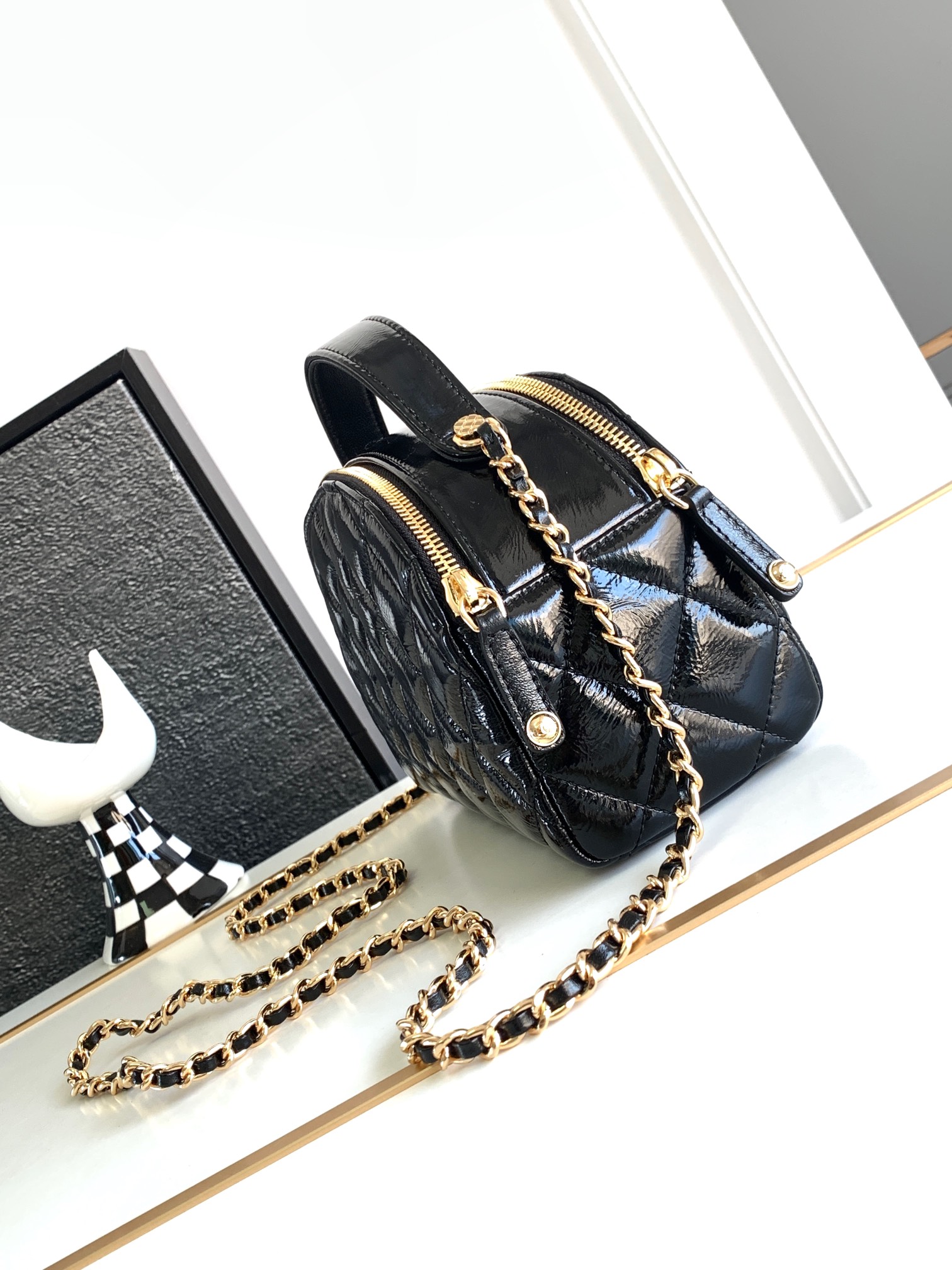 Ch@nel Boston Bowling Bag-20x13CM