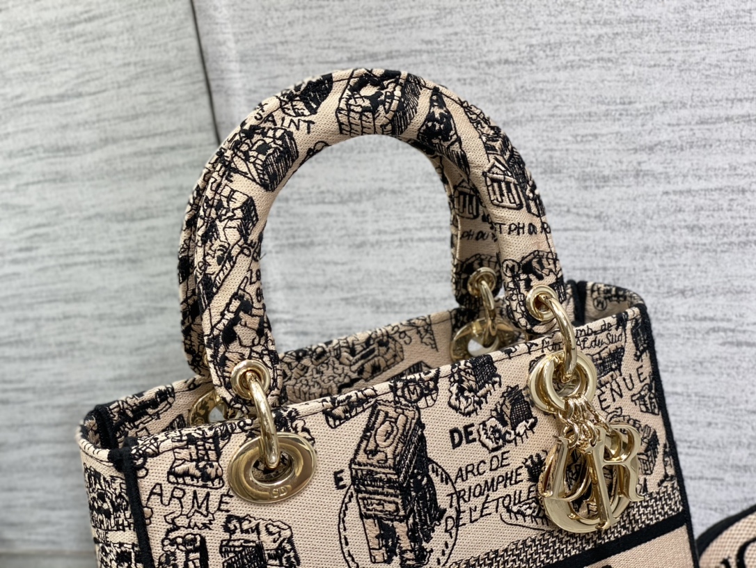 lady D*or handle bag-24cm